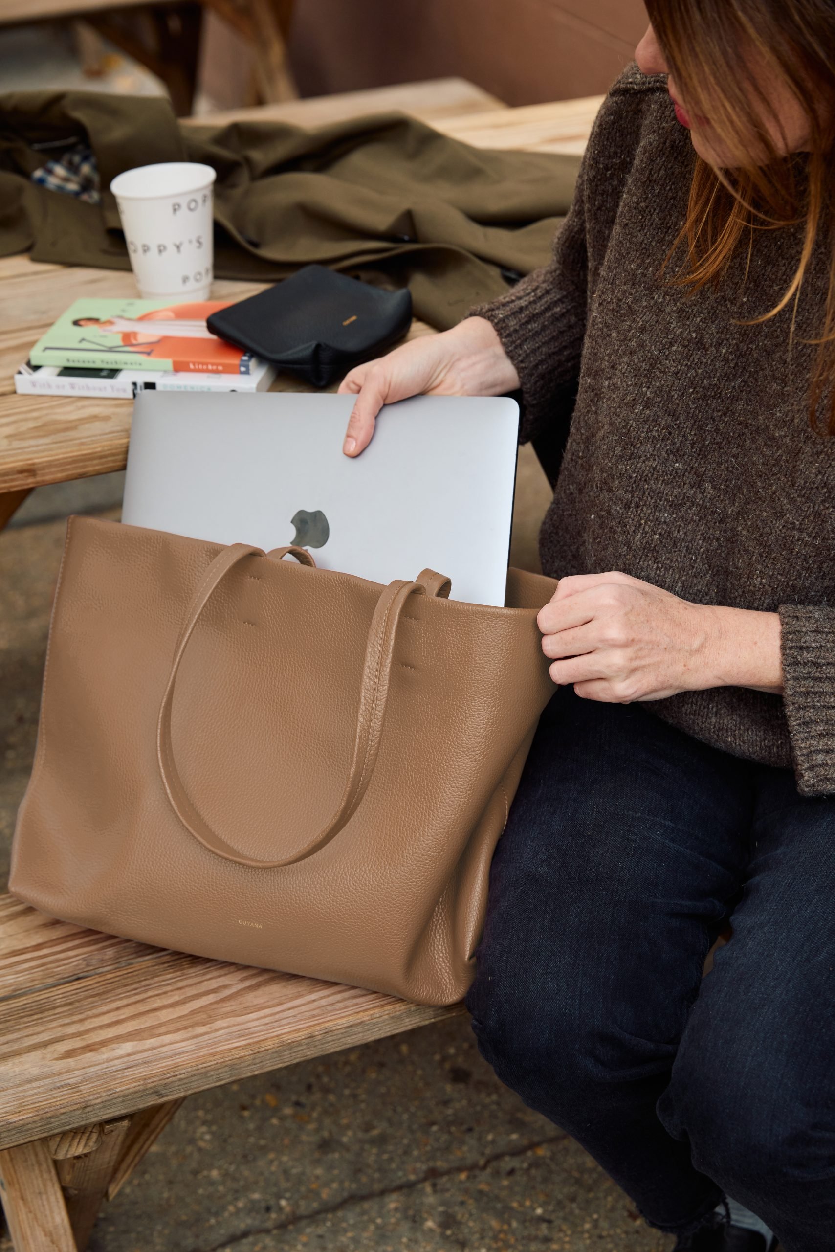 cuyana classic tote bag